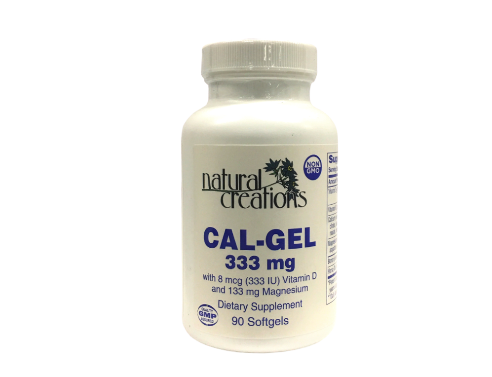 Cal Gel 333 mg 90 Softgels Myers Drug Medicine nutrition